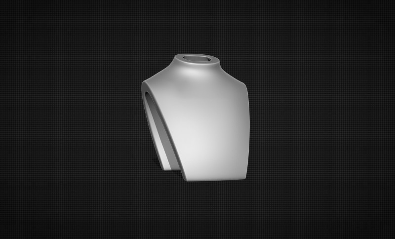 Necklace Stand 3D Baskı Modeli .c4d .max .obj .3ds .fbx .stl .blend 