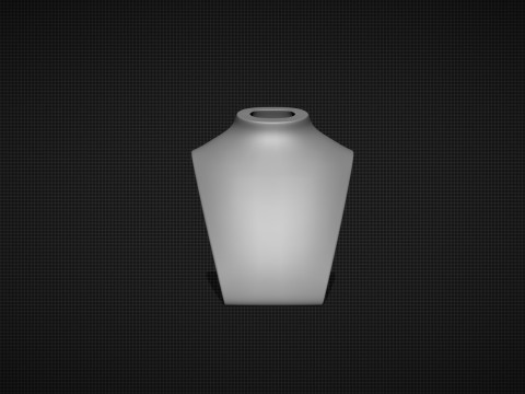 Necklace Stand 3D Baskı Modeli