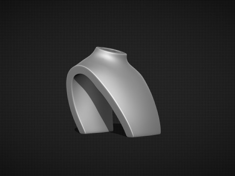 Necklace Stand 3D Baskı Modeli