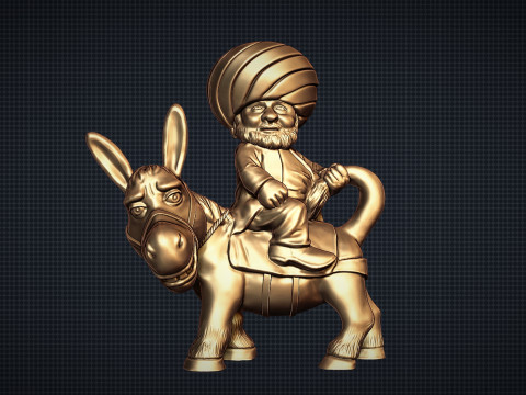 Nasreddin Hoca 3Dプリントモデル