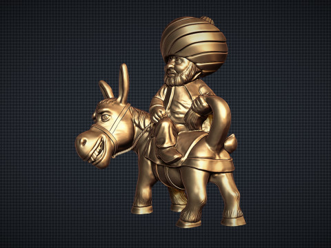 Nasreddin Hoca 3D Принт Модель