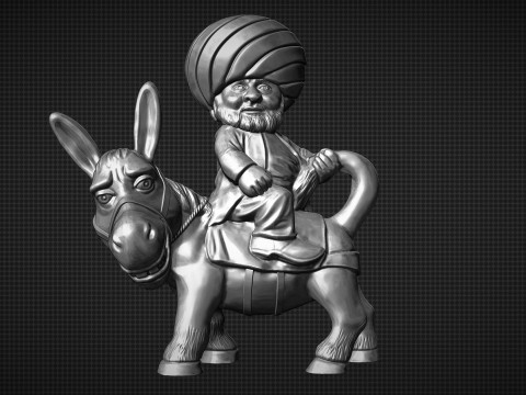 Nasreddin Hoca 3D Принт Модель