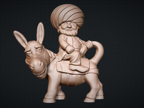 Nasreddin Hoca 3D Принт Модель