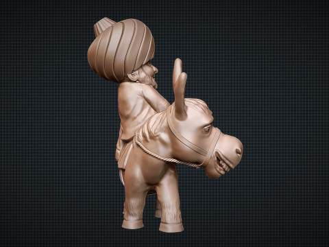 Nasreddin Hoca 3D Принт Модель