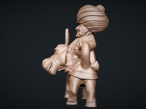 Nasreddin Hoca 3D Принт Модель