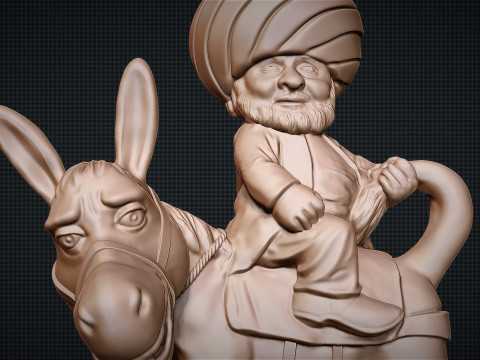 Nasreddin Hoca 3D Принт Модель