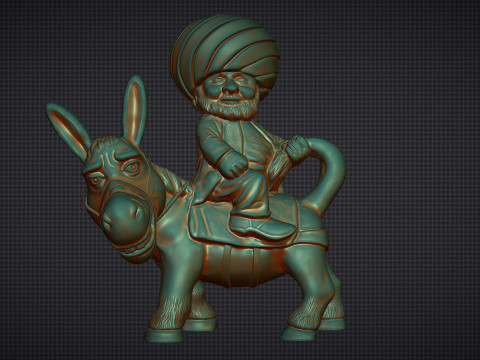 Nasreddin Hoca 3D Принт Модель