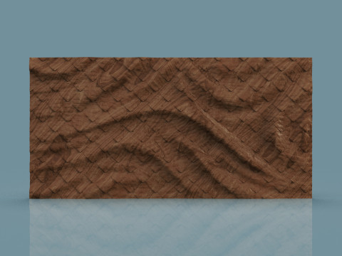 Decorative Wall Panel 3D Print Model