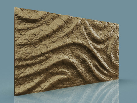 Decorative Wall Panel 3D Print Model