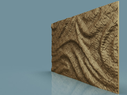 Decorative Wall Panel 3D Print Model