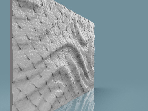Decorative Wall Panel 3D Print Model