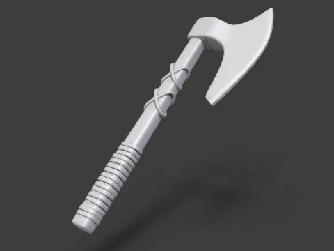 Machado Medieval Modelo de Impressão 3D