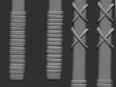 Machado Medieval Modelo de Impressão 3D