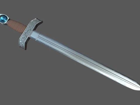 Medieval Sword 3D Print Model