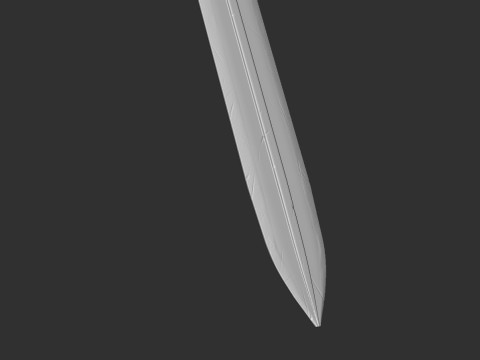 Medieval Sword 3D 打印模型