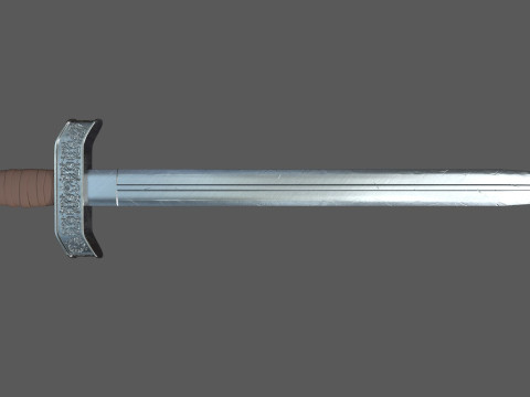 Medieval Sword 3D 打印模型