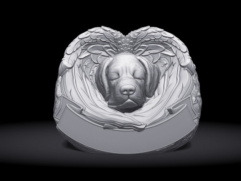 Dog Monument 3D Print Model