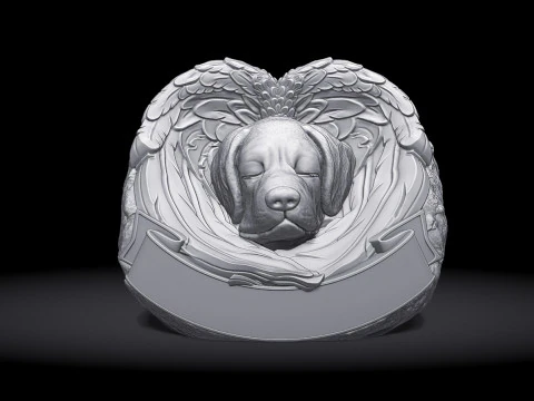 Dog Monument 3D Print Model