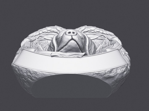 Dog Monument 3D Print Model