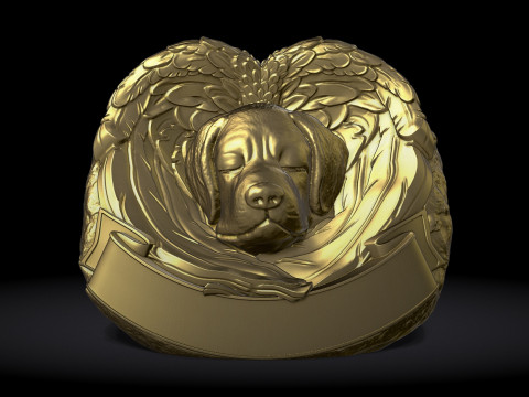Dog Monument 3D Print Model