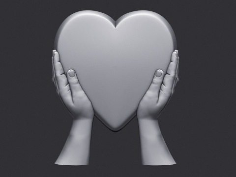 Heart Shaped Tombstone 3D Druckmodell