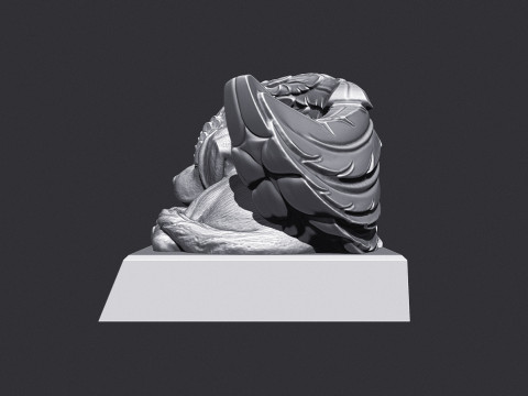 Sleeping Doggie Angel 3D Print Model