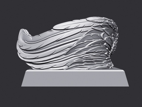 Sleeping Doggie Angel 3D Print Model
