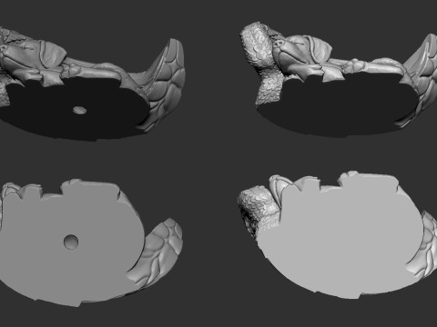 Sleeping Doggie Angel 3D Print Model