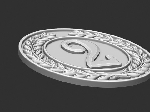 Award Medal 1st-2nd-3rd 3D Print Model