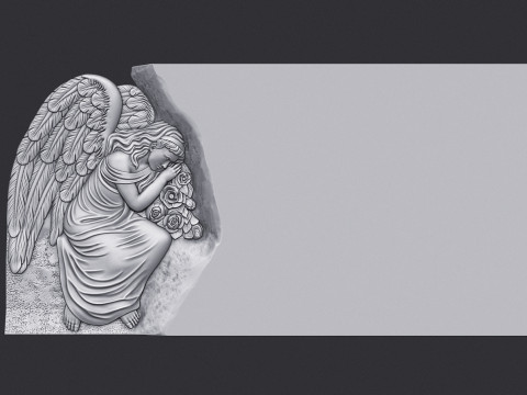 Angel Monument Tombstone Modello di stampa 3D
