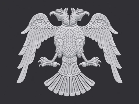 Two Headed Eagle 3D Print Model