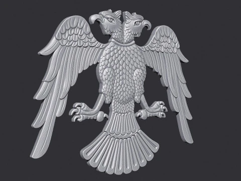 Two Headed Eagle 3D Print Model
