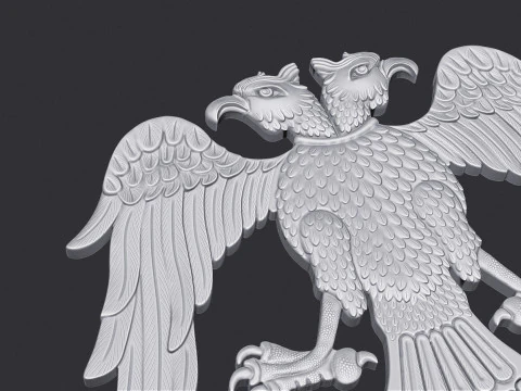 Two Headed Eagle 3D Print Model