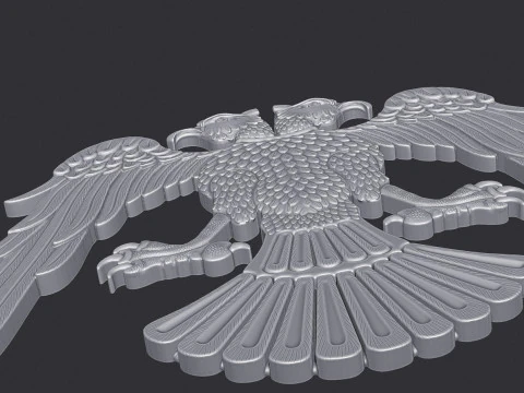 Two Headed Eagle 3D Print Model