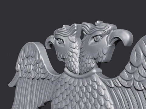 Two Headed Eagle 3D Print Model