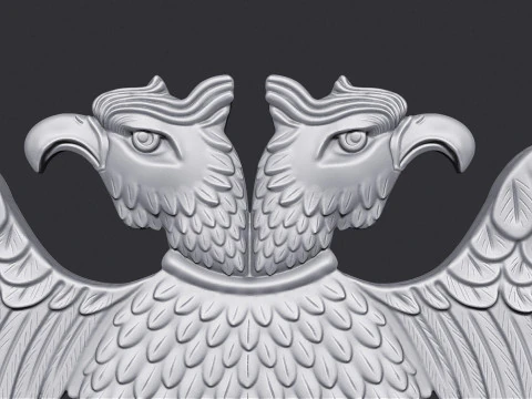 Two Headed Eagle 3D Print Model
