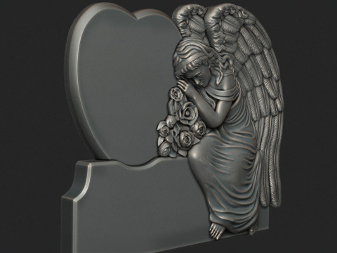 Angel Monument 3D 3Dプリントモデル