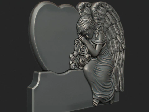 Angel Monument 3D 3D Print Model
