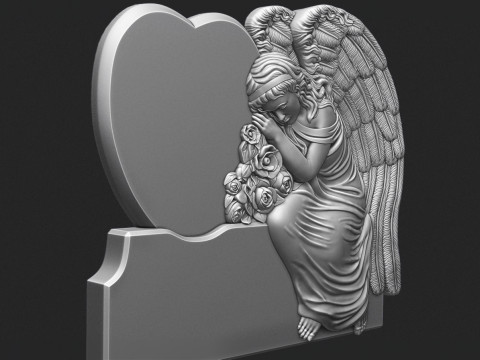 Angel Monument 3D 3Dプリントモデル