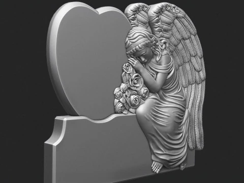Angel Monument 3D 3D Print Model