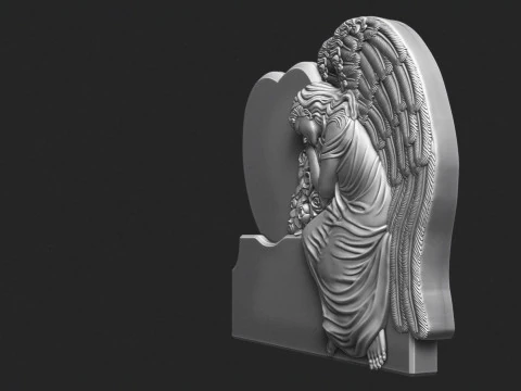 Angel Monument 3D 3D Print Model