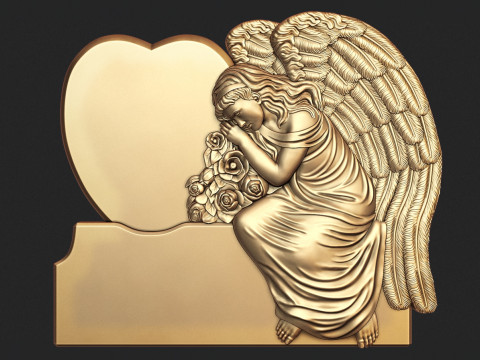 Angel Monument 3D 3Dプリントモデル