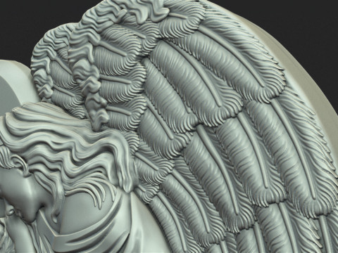 Angel Monument 3D 3Dプリントモデル