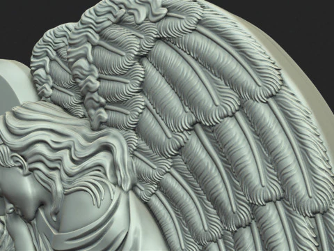 Angel Monument 3D 3D Print Model