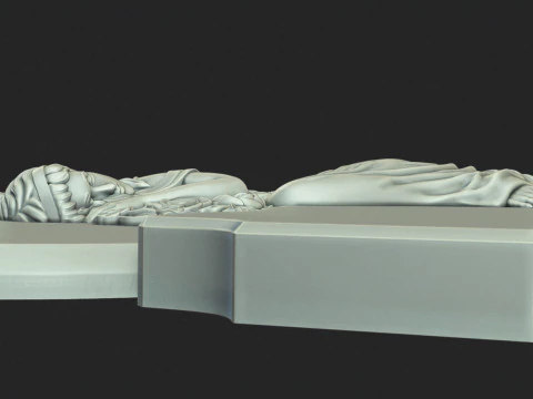 Angel Monument 3D 3D Print Model