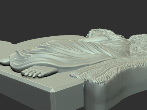 Angel Monument 3D 3Dプリントモデル