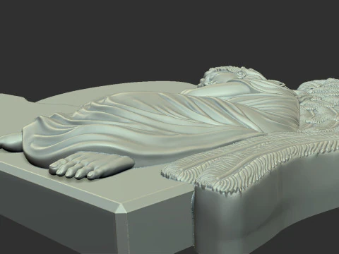 Angel Monument 3D 3D Print Model