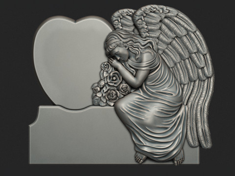 Angel Monument 3D 3Dプリントモデル