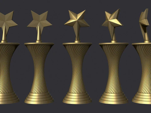Star Award 3D Print Model