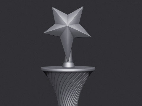 Star Award 3Dプリントモデル